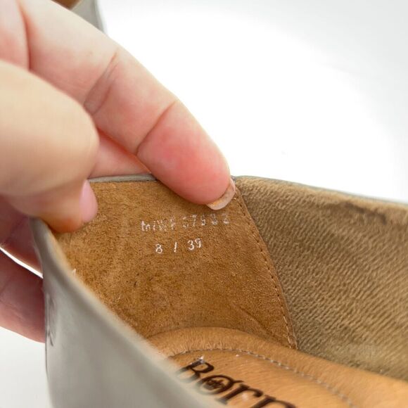 Born Madeleine Ballet Flats Women's Size 8 Gray Leather Braided Shoes Comfy - Picture 13 of 15